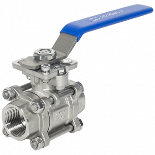 Кран шаровой 1" регулирующий AISI304 V-port 30° BSP Ду25 фото 4