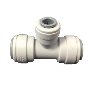 Тройник JG 3/8"*1/4"*3/8" из ацеталь-сополимера фото 2