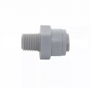 Адаптер JG прямой 1/4"*1/8" NPTF цанга/ нар. резьба фото 1