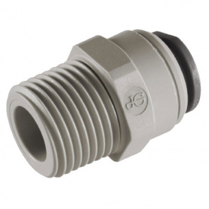 Адаптер прямой JG NPTF 1/4"*3/8" цанга, наруж.рез. фото 1