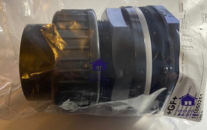 Коннектор для емкостей  GF PVC-U/EPDM, d63 PN16 фото 2