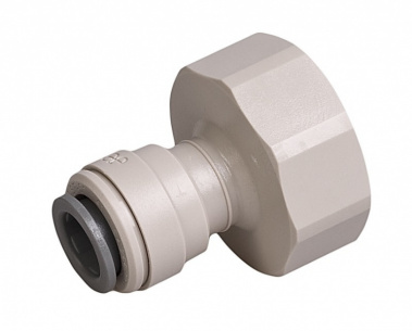 Адаптер JG прямой, 3/8"*5/8" BSP, цанга / внутр. резьба Flat End фото 1