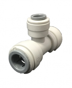 Тройник JG 3/8"*1/4"*3/8" из ацеталь-сополимера фото 1