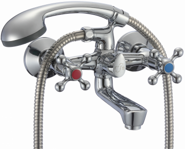 Смеситель ванно-душевой двуручный Eleanti Opal 896 фото 1
