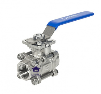 Кран шаровой 1 1/2"BSP регулирующий AISI316 V-port 30°  Ду40 фото 1