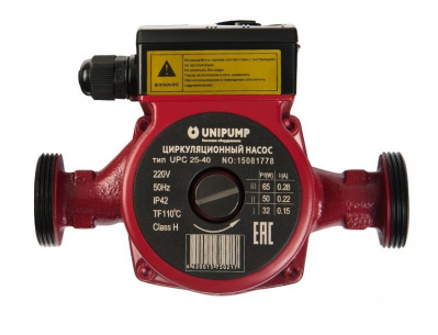 Циркуляционный насос UNIPUMP UPC 25-40 180 фото 1