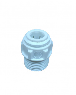Адаптер JG прямой 3/8"*1/2" NPTF, цанга / нар. резьба фото 1