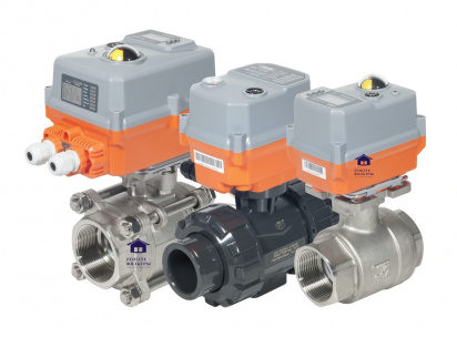 Кран шаровой 1 1/2"BSP регулирующий AISI316 V-port 30°  Ду40 фото 4